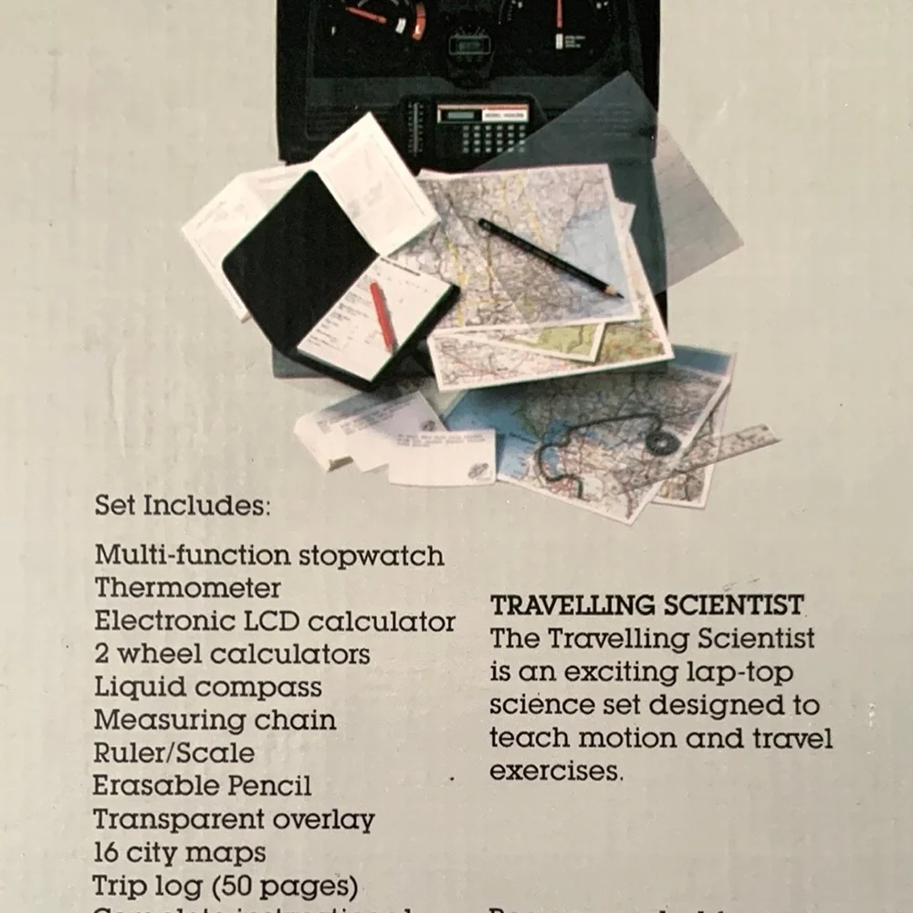 Bushnell Traveling Scientist Kit 1989 Kids Science Playset Learning Science NEW